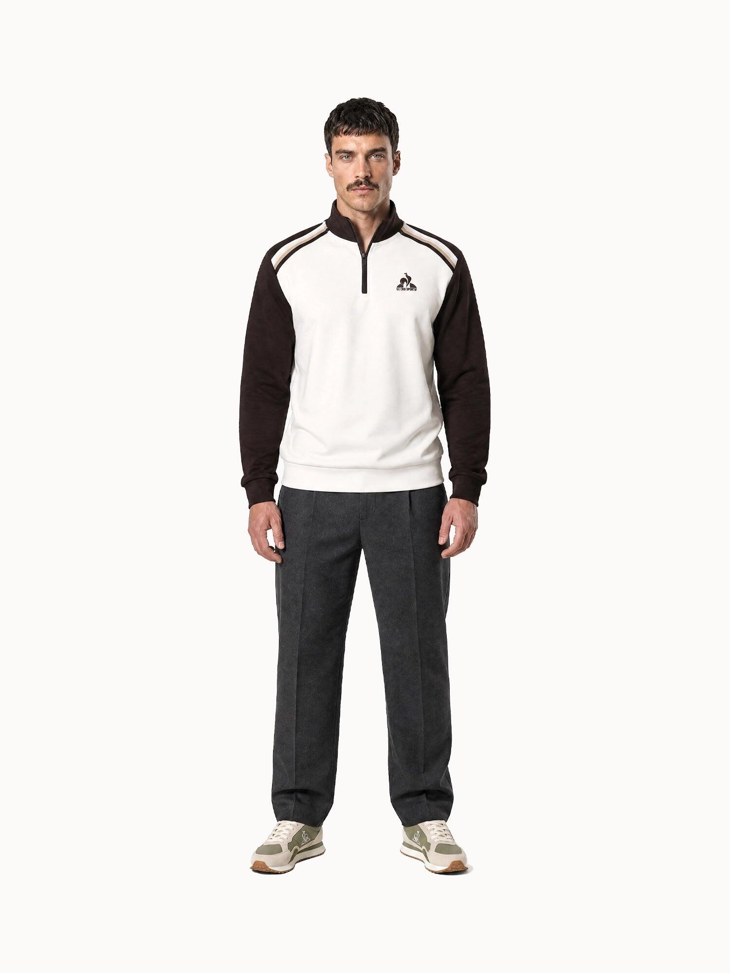 Felpa con cerniera a metà Le Coq Sportif Heritage 5/7