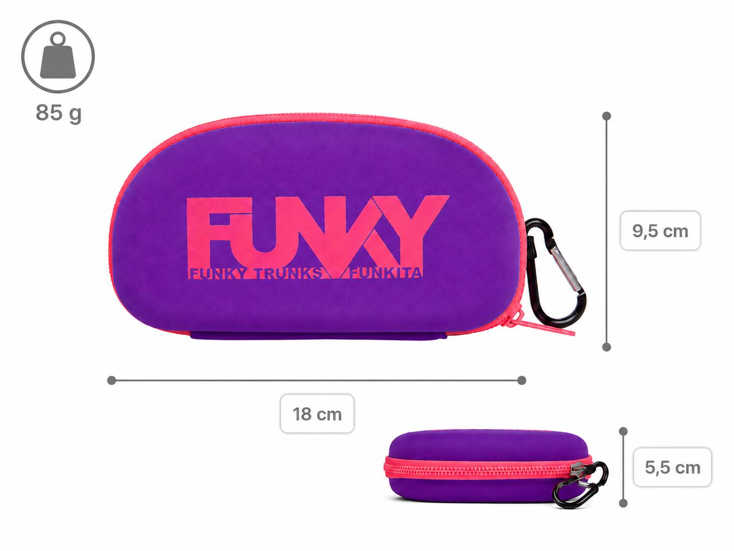 Etui na okulary pływackie twarde futerał pokrowiec Funkita Punch 8/10