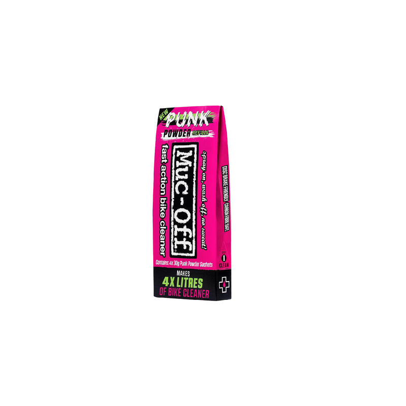 Set 4 plicuri detergent pudră Muc-Off Punk Powder