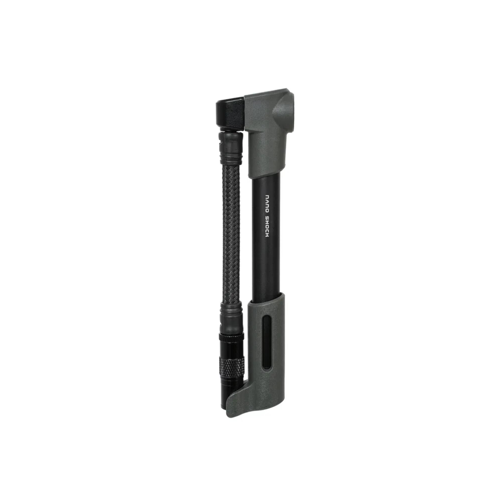 Topeak Dämpferpumpe Nano Shock silber/schwarz 6/7