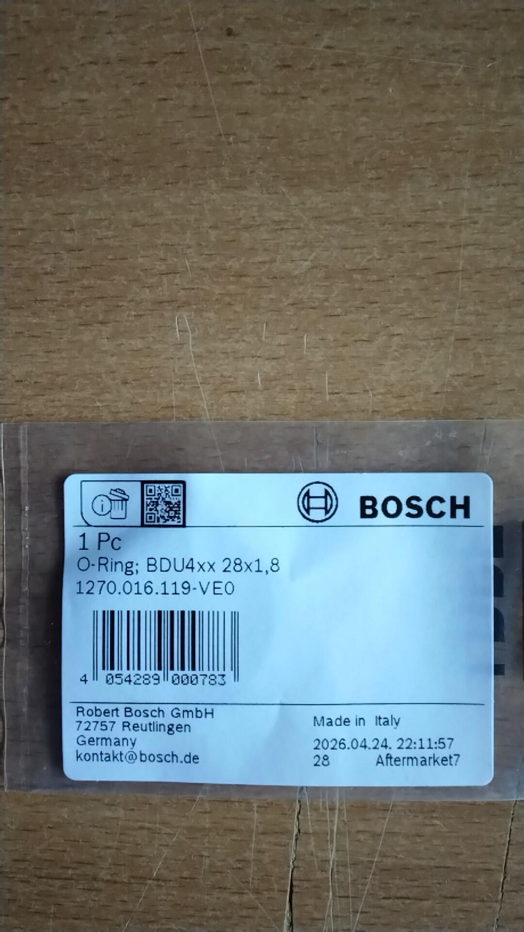 Bosch O-Ring Smart System 2/7