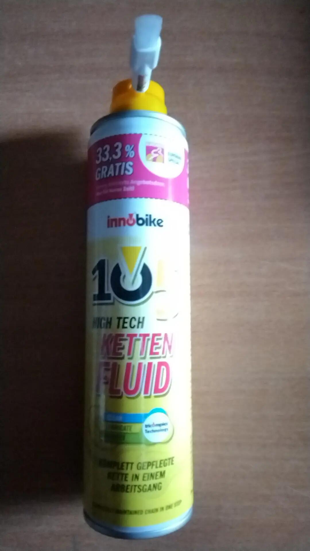 Innobike High Tech Kettenfluid 105, 300ml, Kettenspray, reinigt, schmiert, sc... 4/7