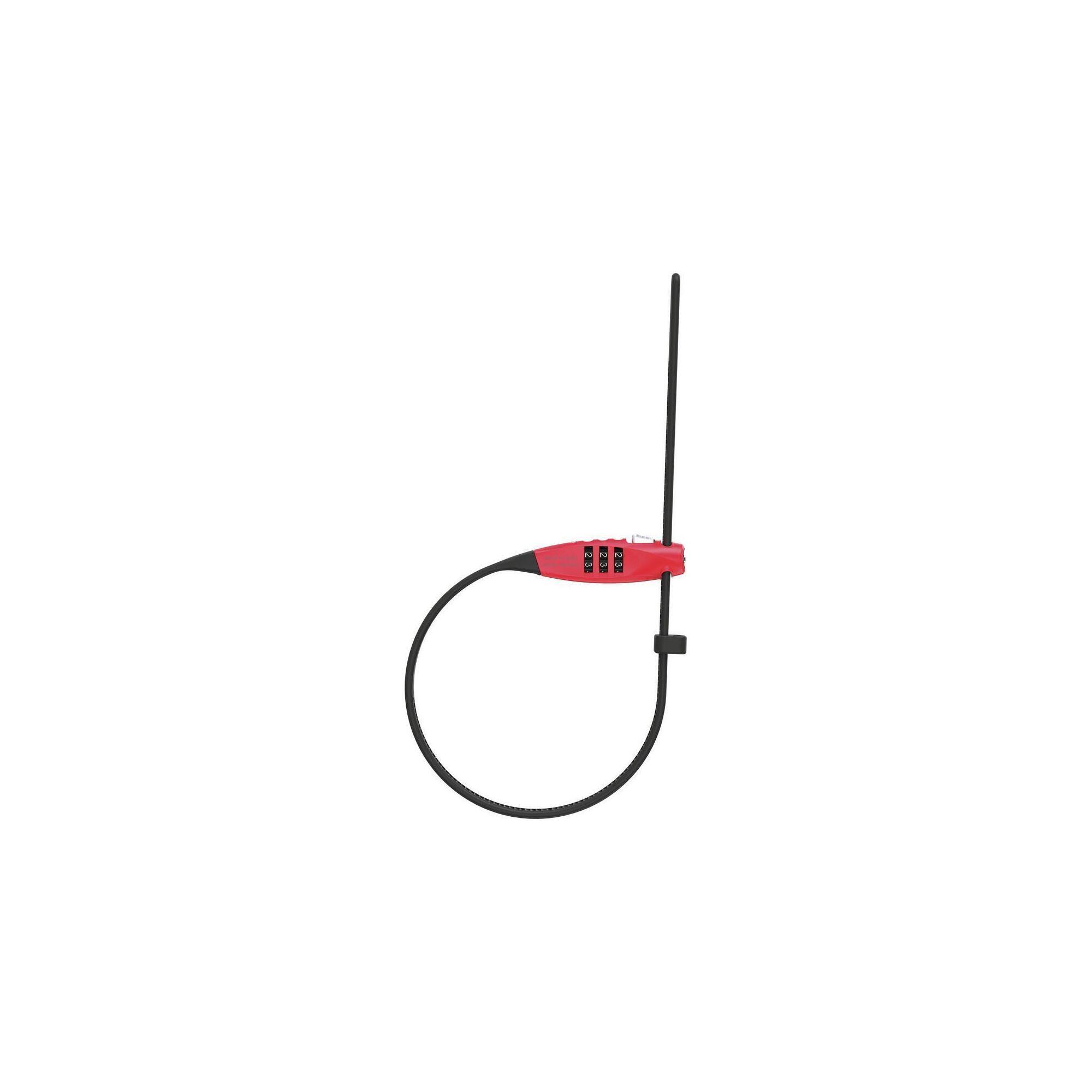 ABUS Kabelschloss Combiflex TravelGuard red