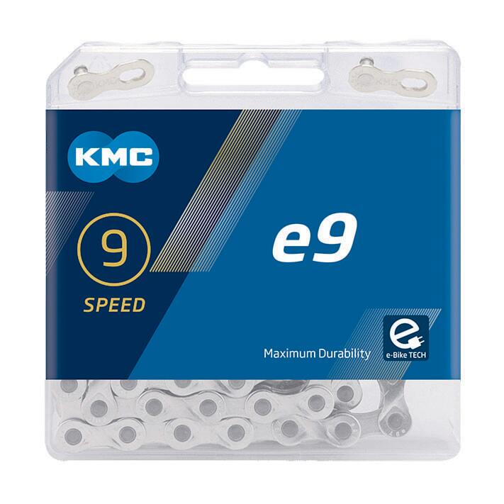 KMC E-Bike Kette e9 9-fach 122 Glieder mit MissingLink 4/7