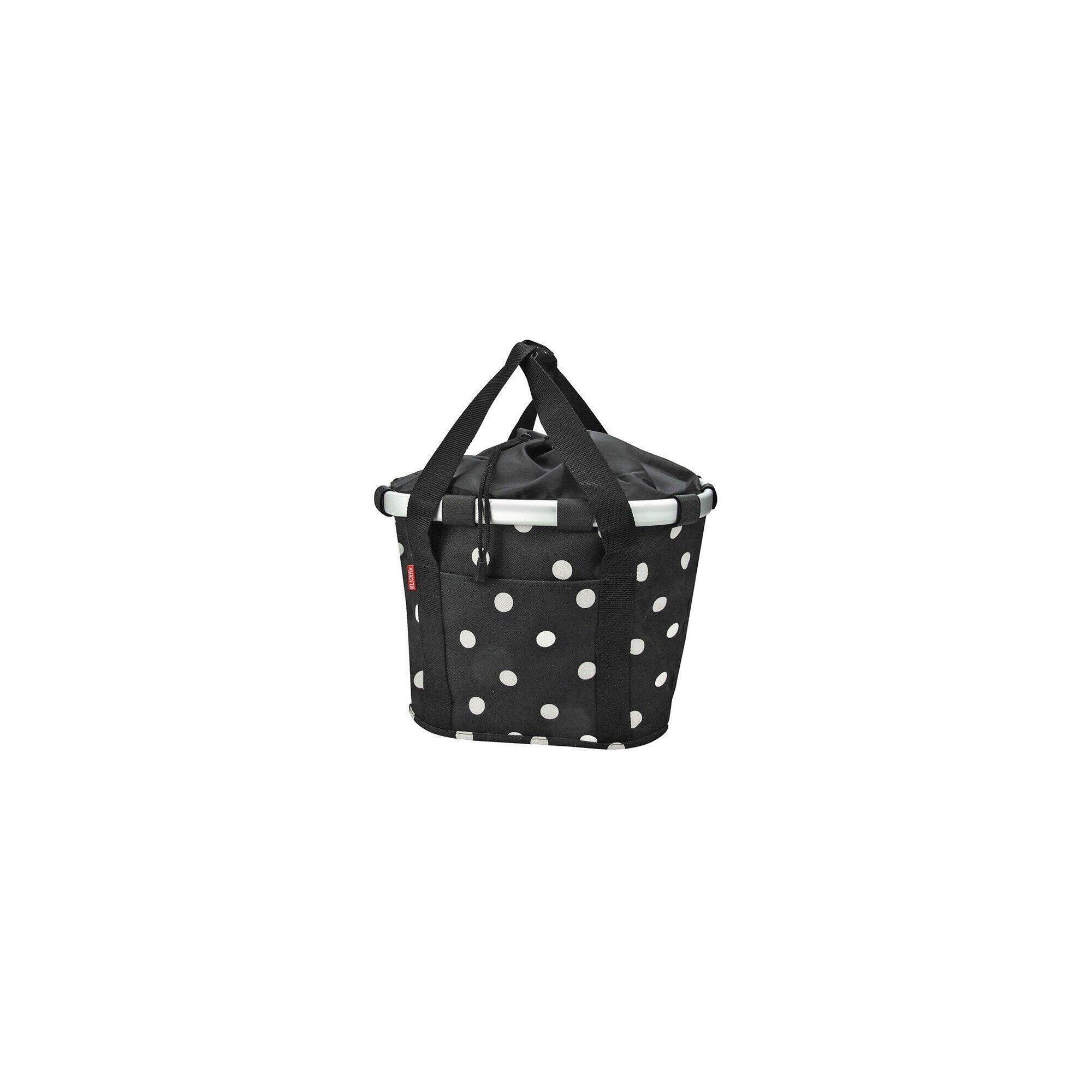 Reisenthel Bikebasket Textiltasche Fahrradkorb Befestigung Klickfix black dots