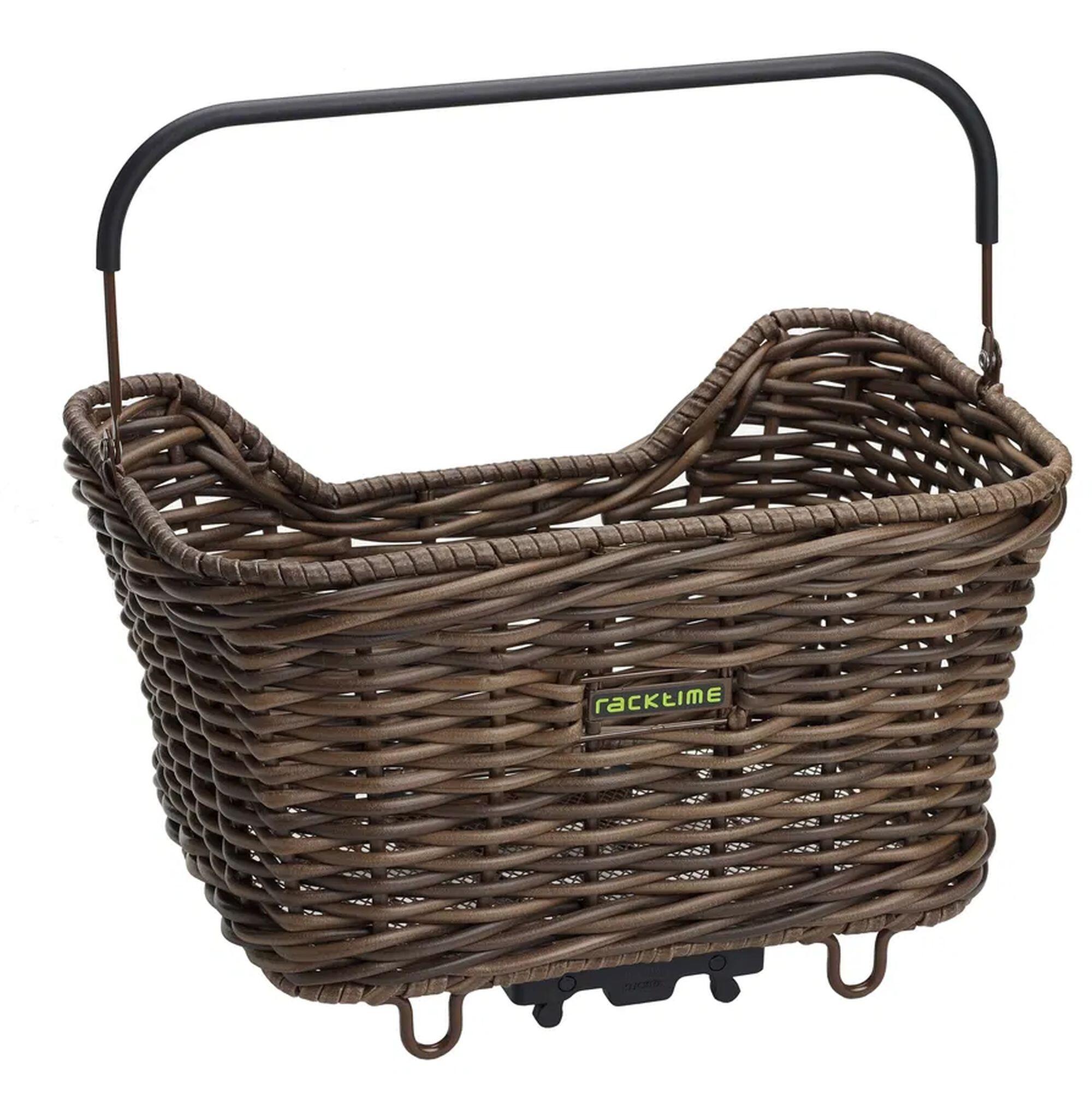 Cesta para bicicleta con adaptador snapit incluido Tubus Racktime baskit willow 4/7