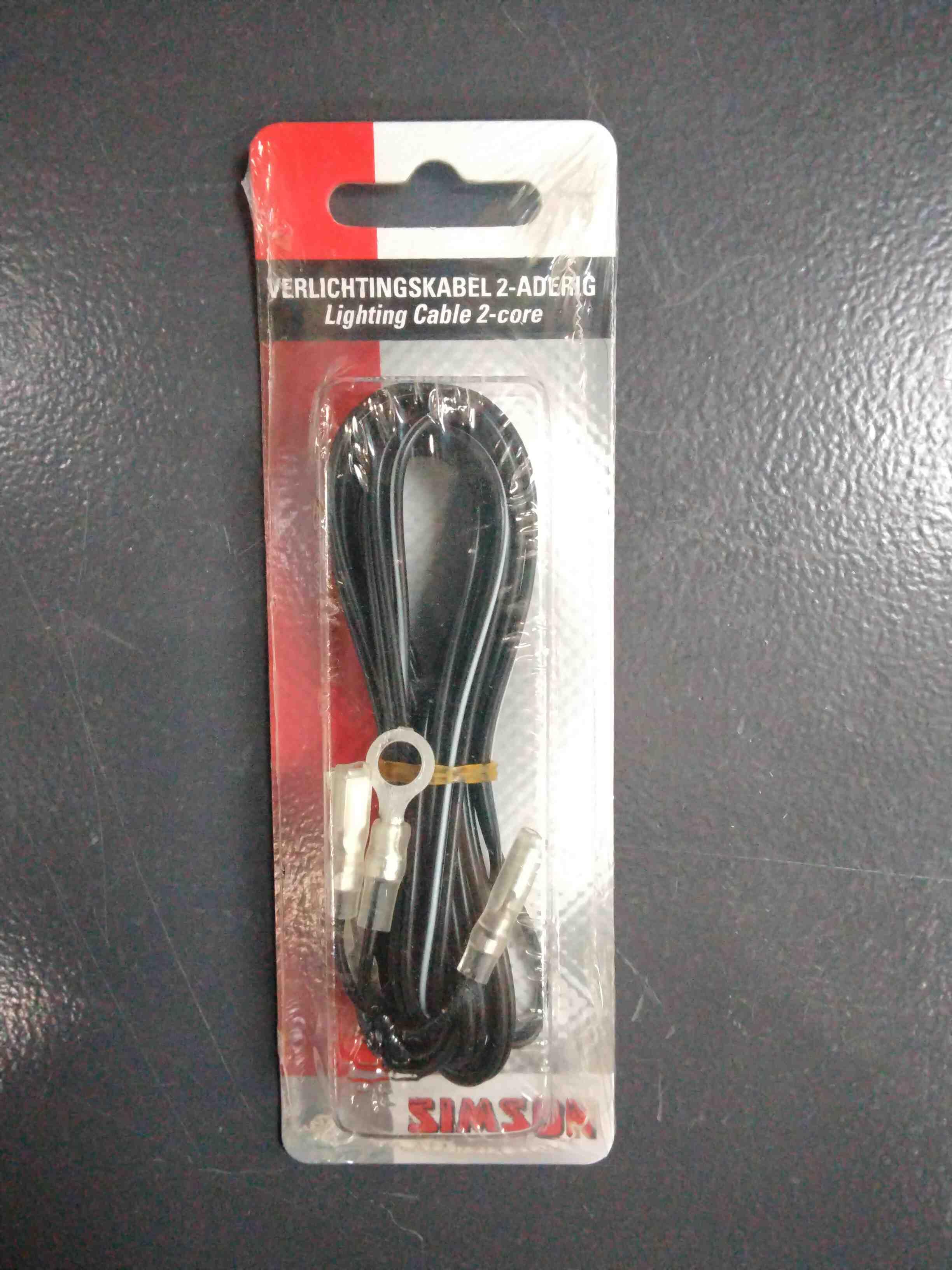 Simson Lichtkabel 2-Draht 4/7