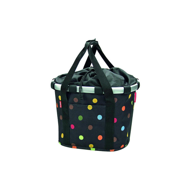 REISENTHEL Bikebasket Dots Lenkerkorb Schwarz Klickfix