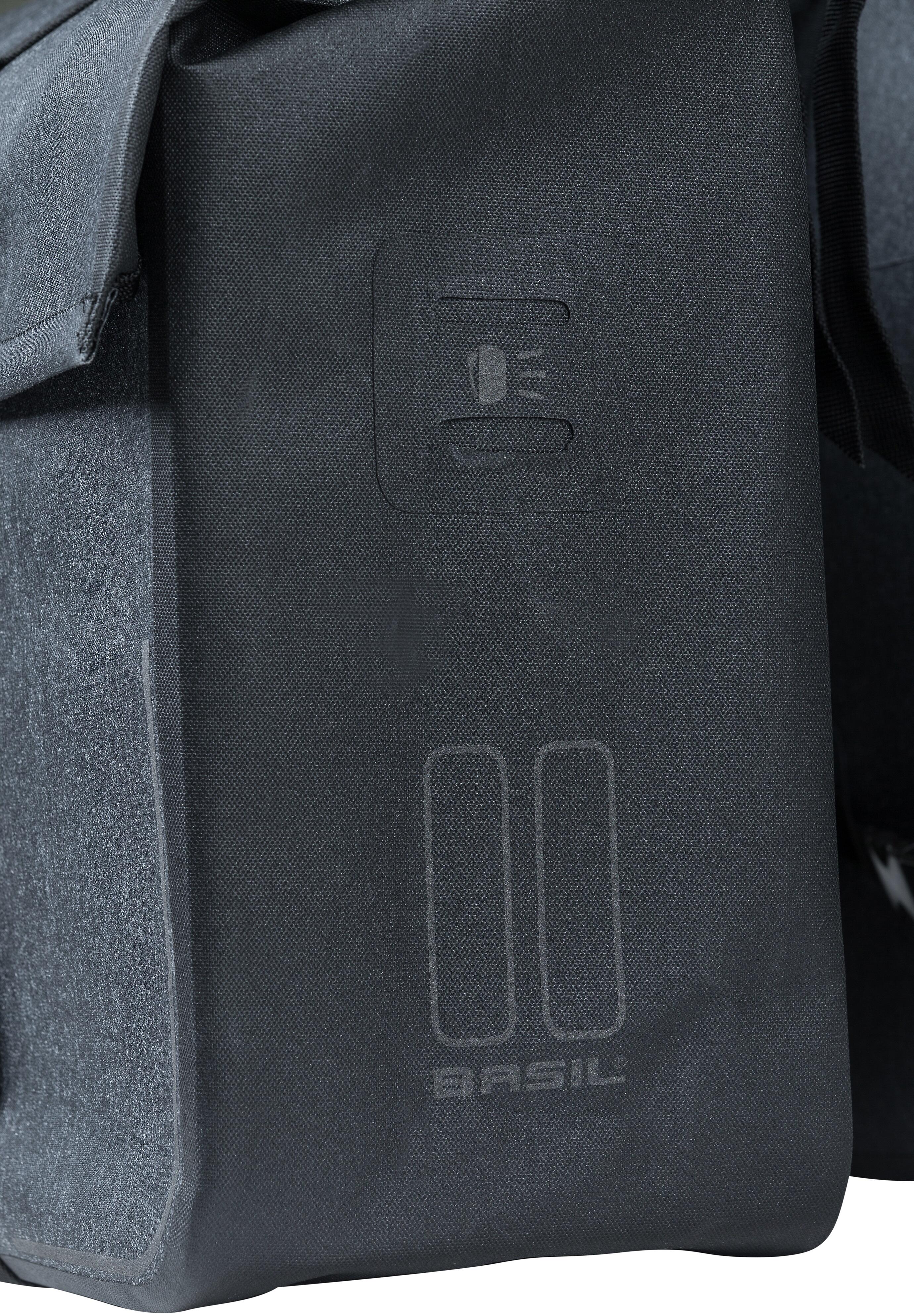 Basil Urban Dry Doppel-Fahrradtasche - 50L Grau 2/7
