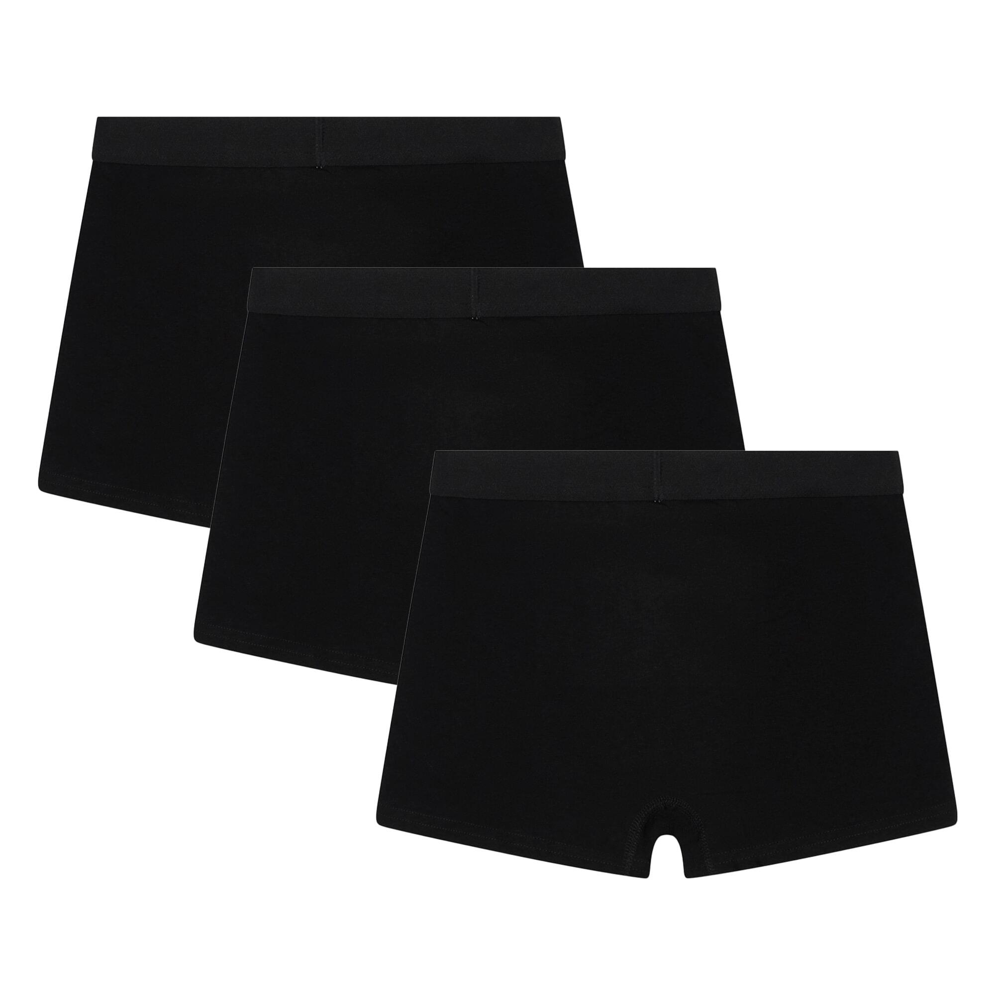 HYPE - 3er Pack Jungen Boxer Schwarz Atmungsaktive Unterwäsche 2/4