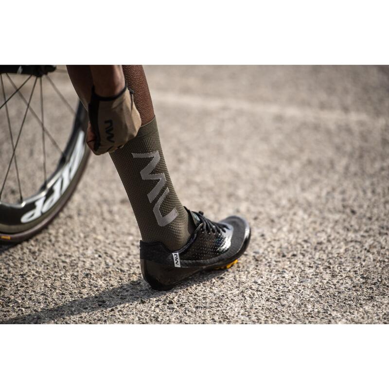 șosete ciclism - Extreme AIR Sock - White | Black