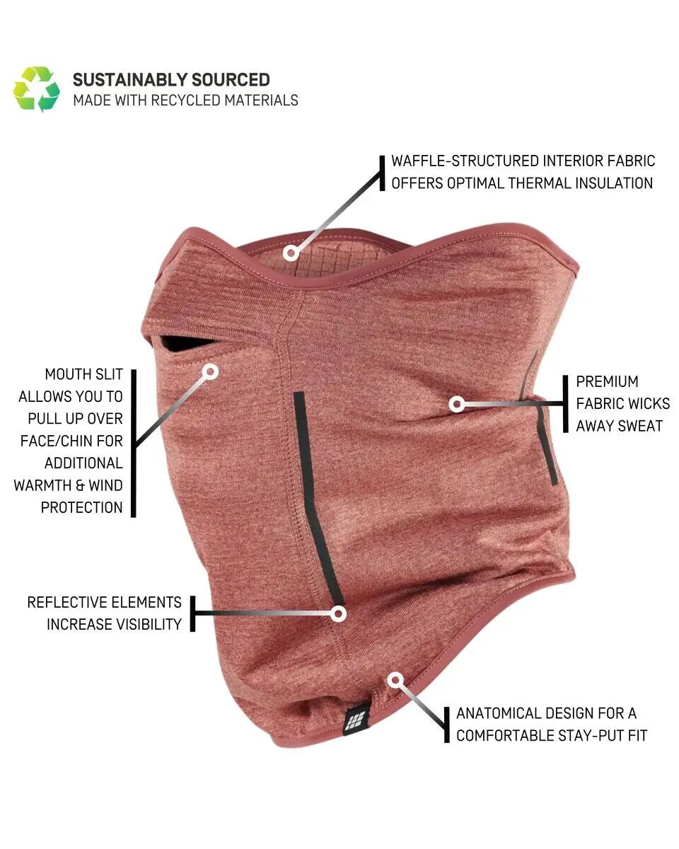 Incalzitor gat - cold weather neckwarmer - rose 4/5