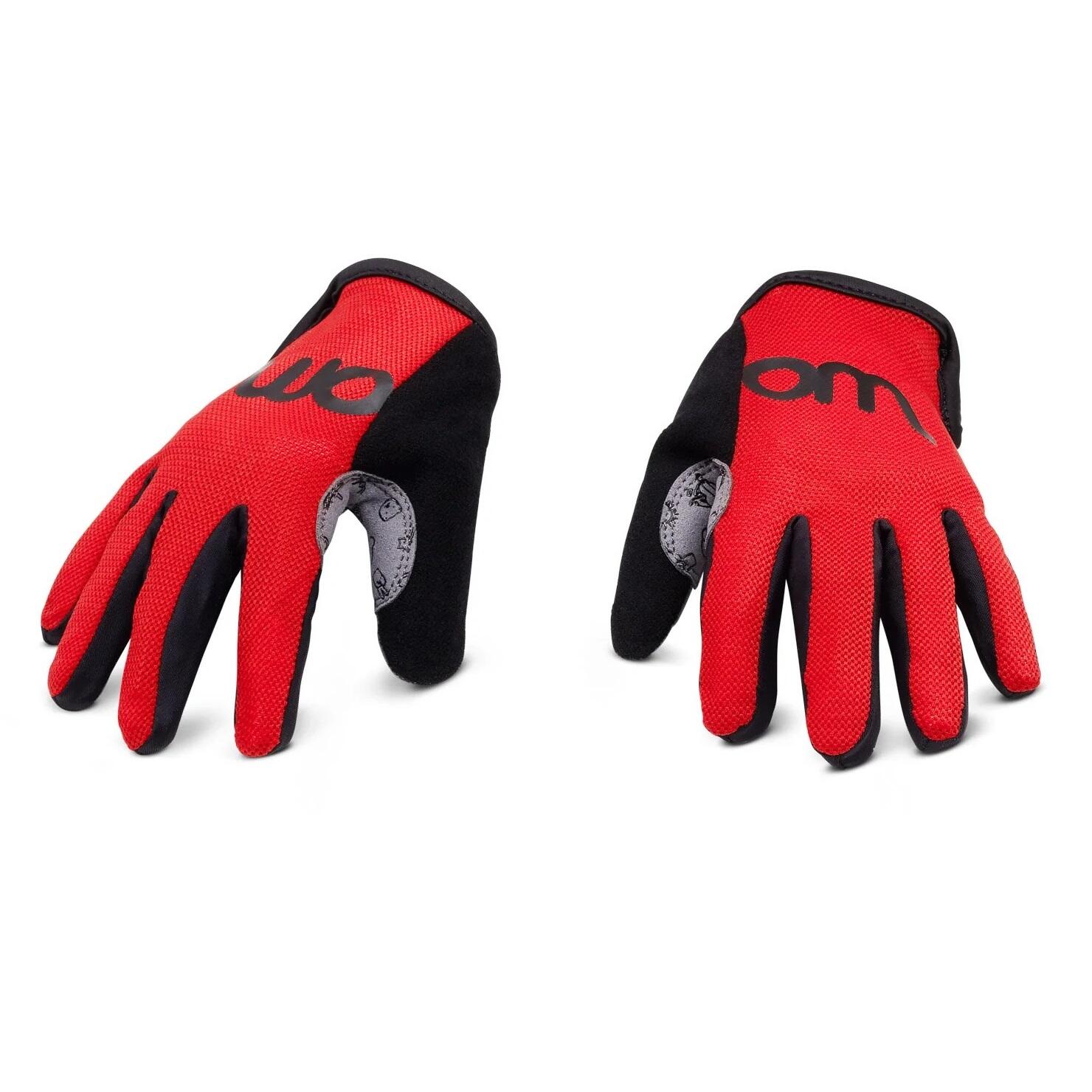 Manusi ciclism copii tens bike gloves - rosu negru gri