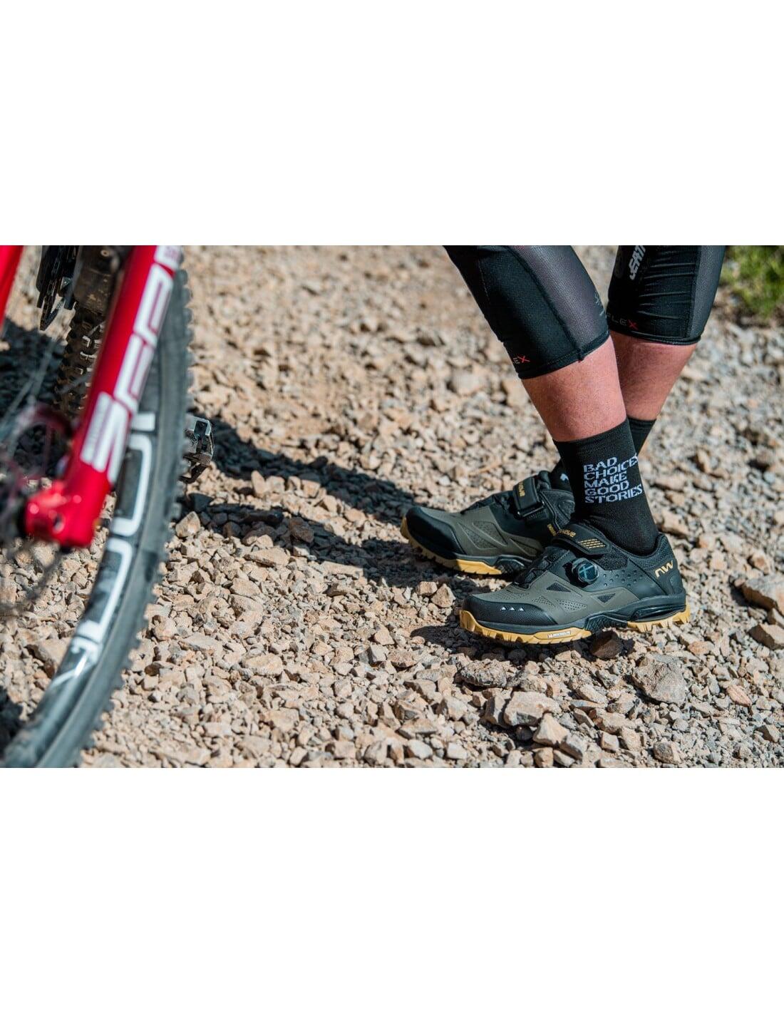 Northwave Enduro Mid 2 Mountain Bike Shoe Green / Black Men's 5/5