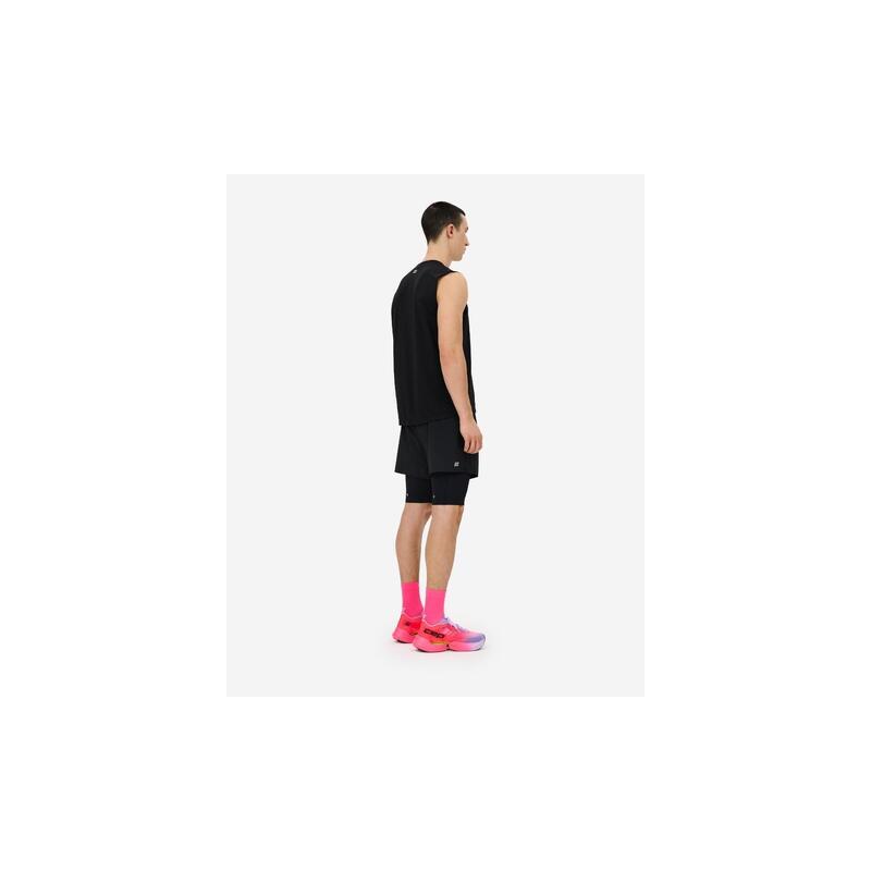 Pantaloni scurți CEP Core Run 2in1 - negru | compresie & stabilitate