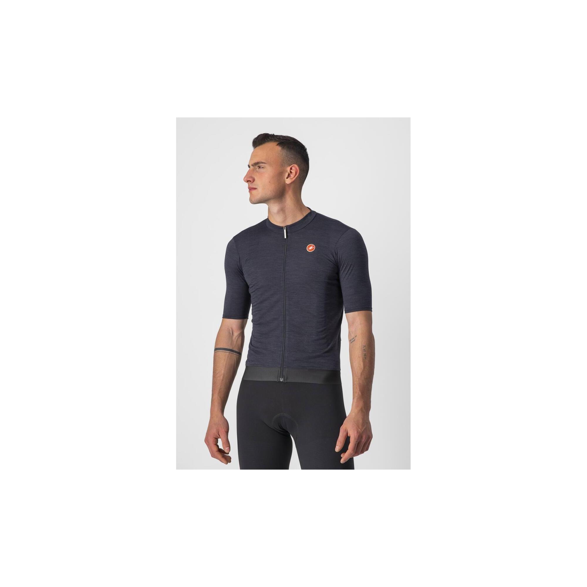 Tricou pentru ciclism cu maneca scurta Essenza Jersey - negru