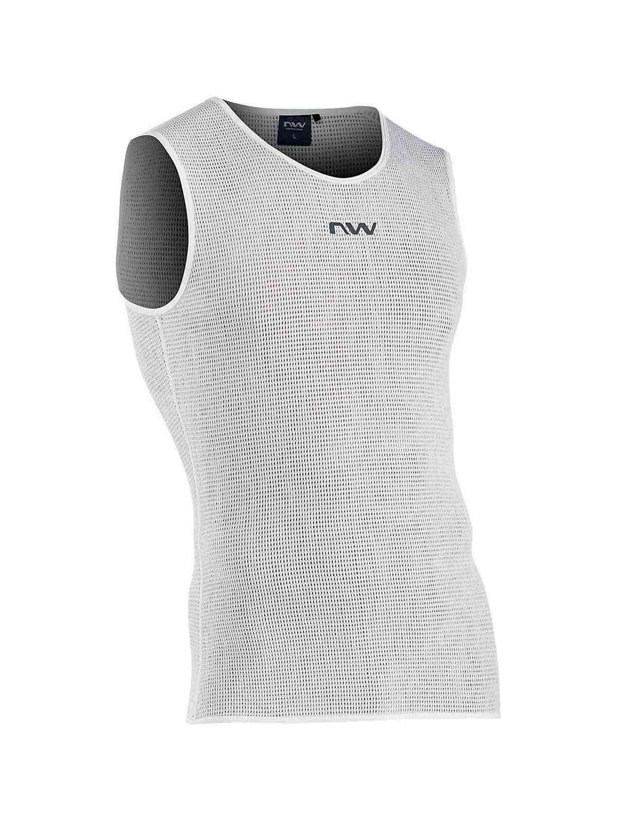 Bluza de corp ciclism fara maneci - Light Jersey Sleeveless - White