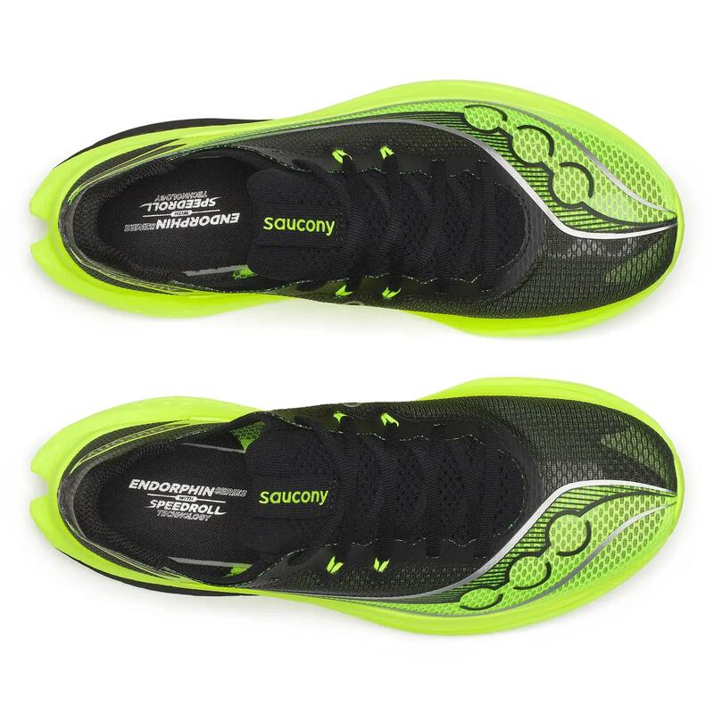 Pantofi alergare Saucony Endorphin Pro 5 - galben Citron/negru | placă carbon