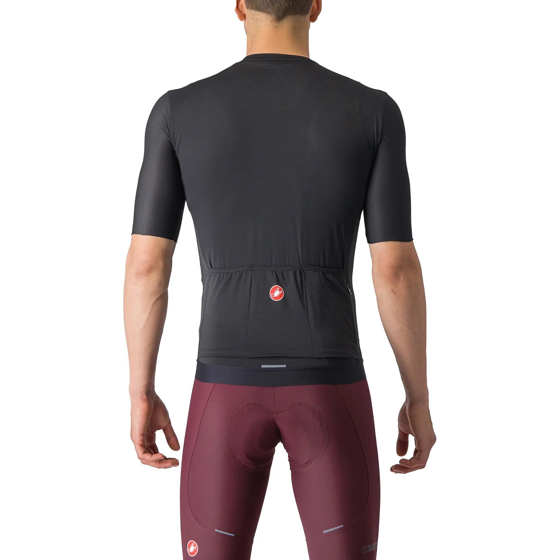 Tricou ciclism cu maneca scurta pentru barbati Espresso Jersey - negru 2/5