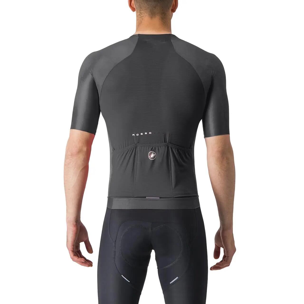 Tricou ciclism cu maneca scurta pentru barbati Aero Race 7.0 - negru 2/5