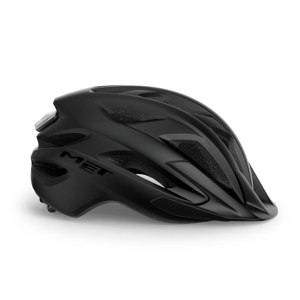 MET Crossover Helm Zwart Mat 3/4