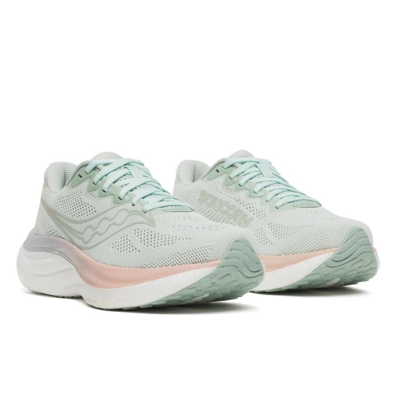 Pantofi alergare Saucony Ride 19 W - verde Mist | Cameo | PWRRUN+