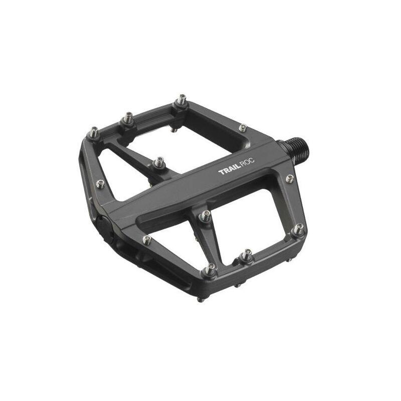 Pedale flat bicicleta MTB Trail Roc - negru