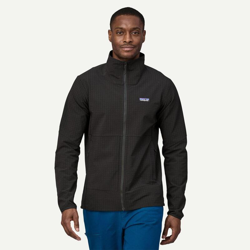 Jachetă Patagonia R1 Techface Neagră