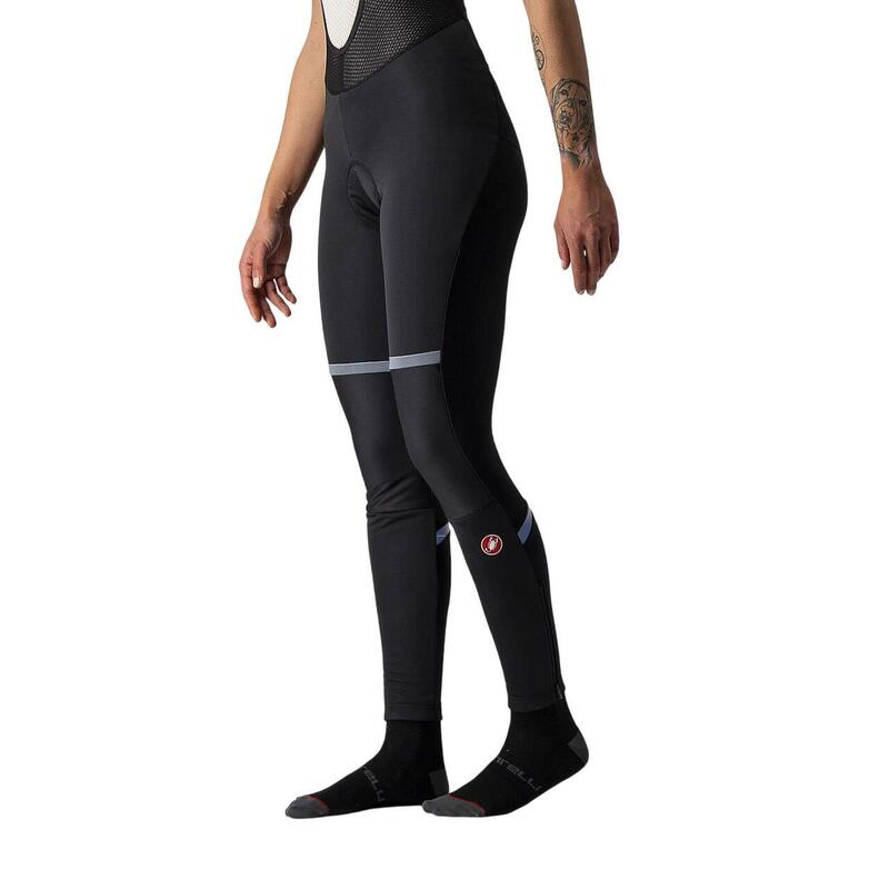 Pantaloni lungi ciclism cu bretele femei vreme rece si vant Polare 3 Bibtights…