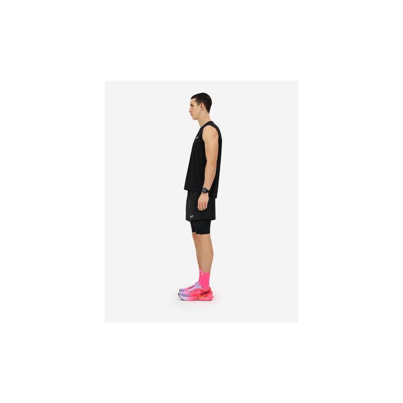 Pantaloni scurți CEP Core Run 2in1 - negru | compresie & stabilitate