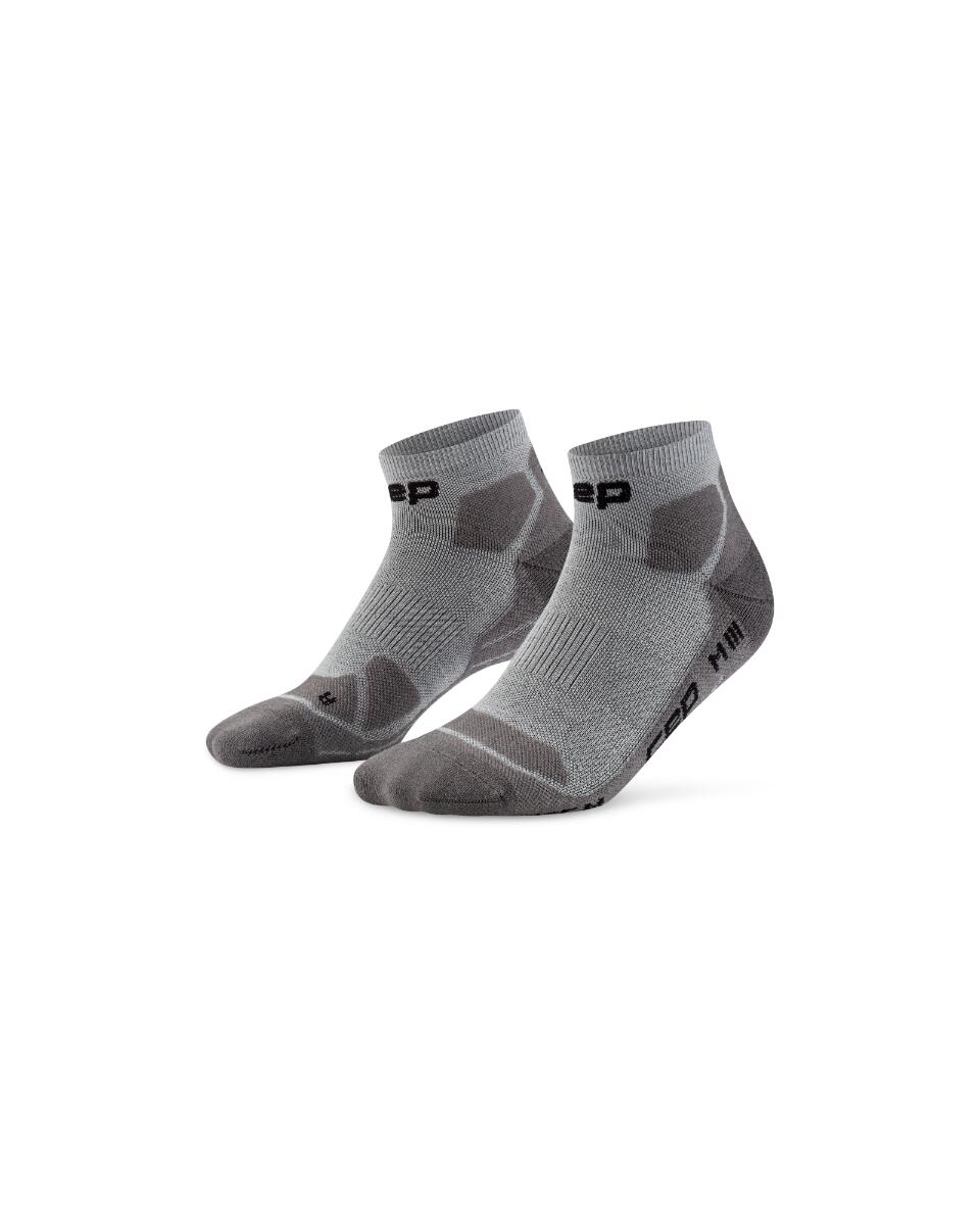 Chaussettes de randonnée CEP Merino Compressie Low-Cut - Gris/Gris foncé 3/5