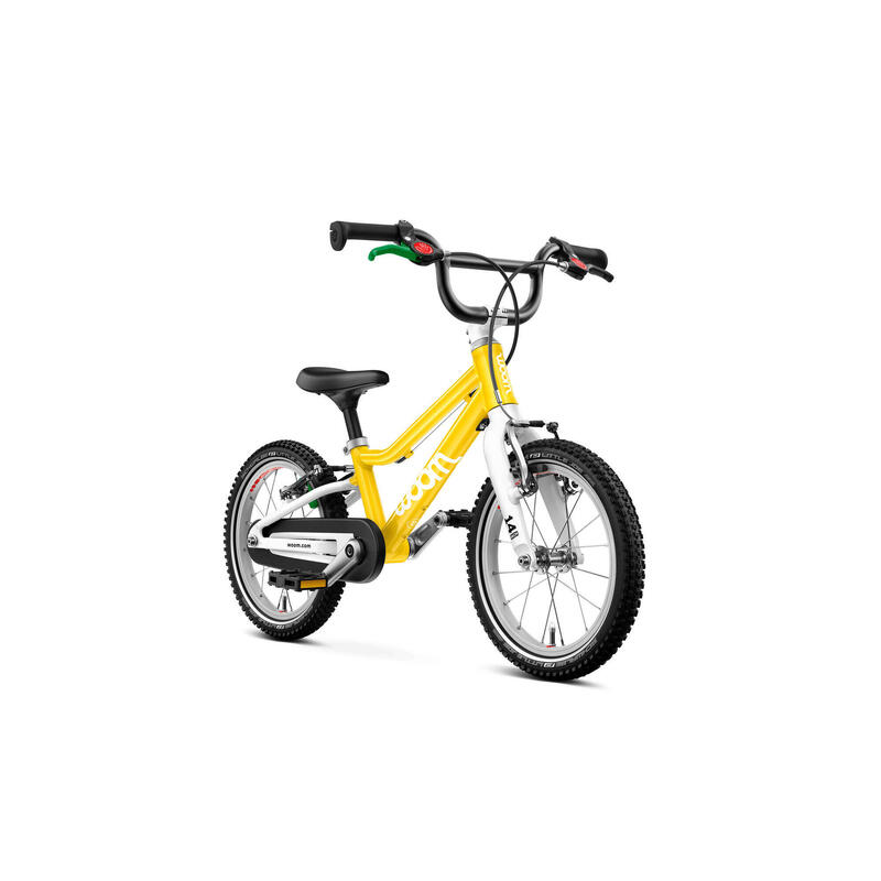 Bicicleta copii Woom 2 Go cu roti 14" galben Vibrant Yellow
