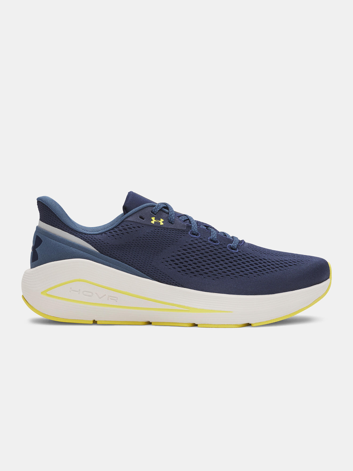 Buty do biegania męskie Under Armour Sonic 7 washed navy/nu blue/yellow shade 4/7