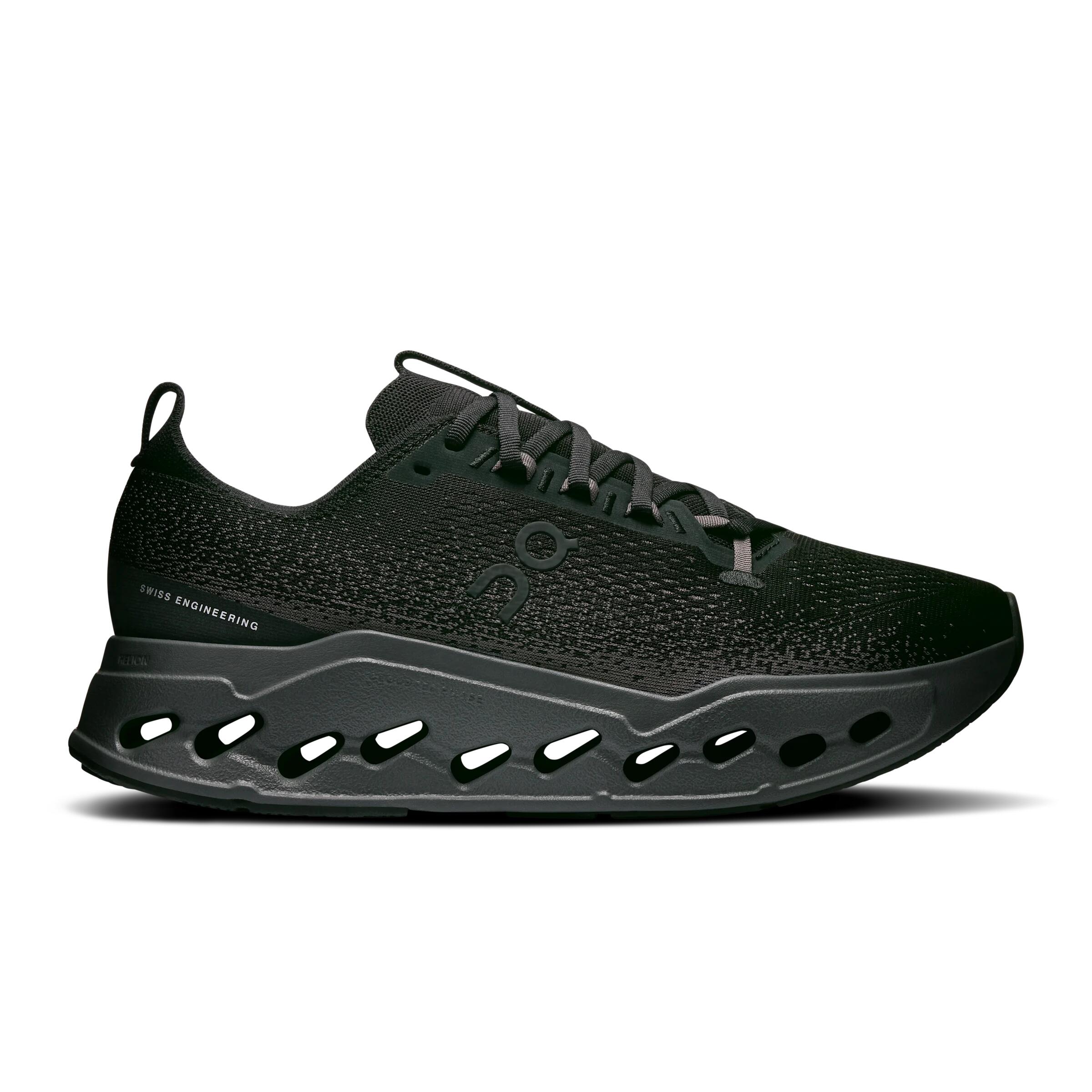 Pantofi alergare On Cloudsurfer Max Wide - amortizare maximă - Black | Eclipse