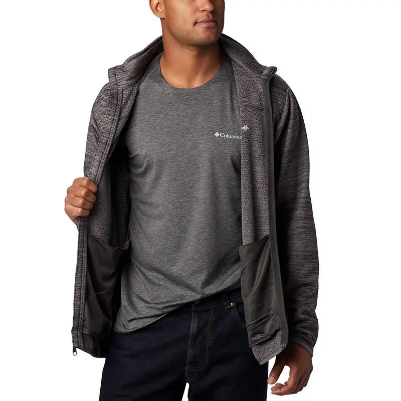Bluza Barbati Columbia Birch Woods II Full Zip - gri