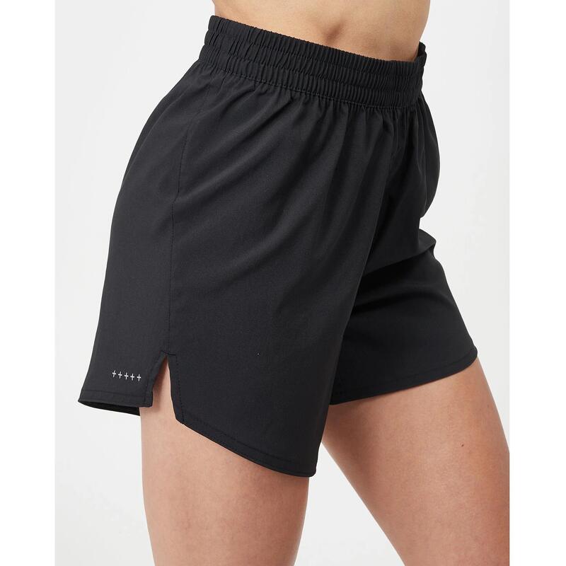 Pantaloni scurti pentru femei Run Favorite Woven 5 inch pants - negru