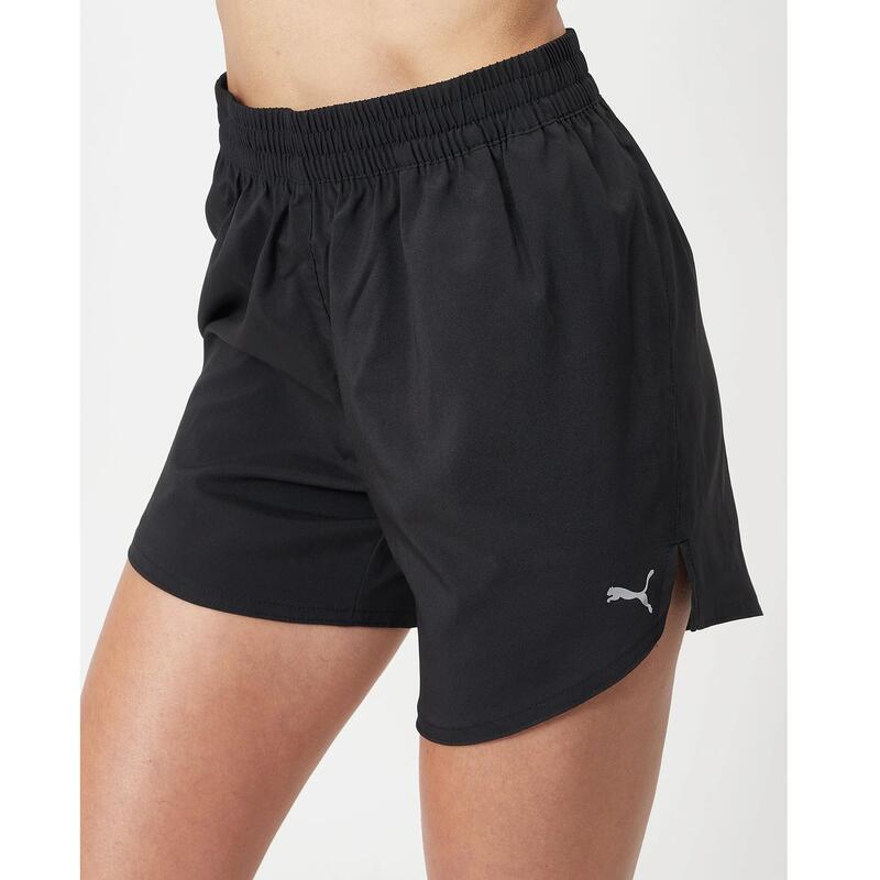 Pantaloni scurti pentru femei Run Favorite Woven 5 inch pants - negru