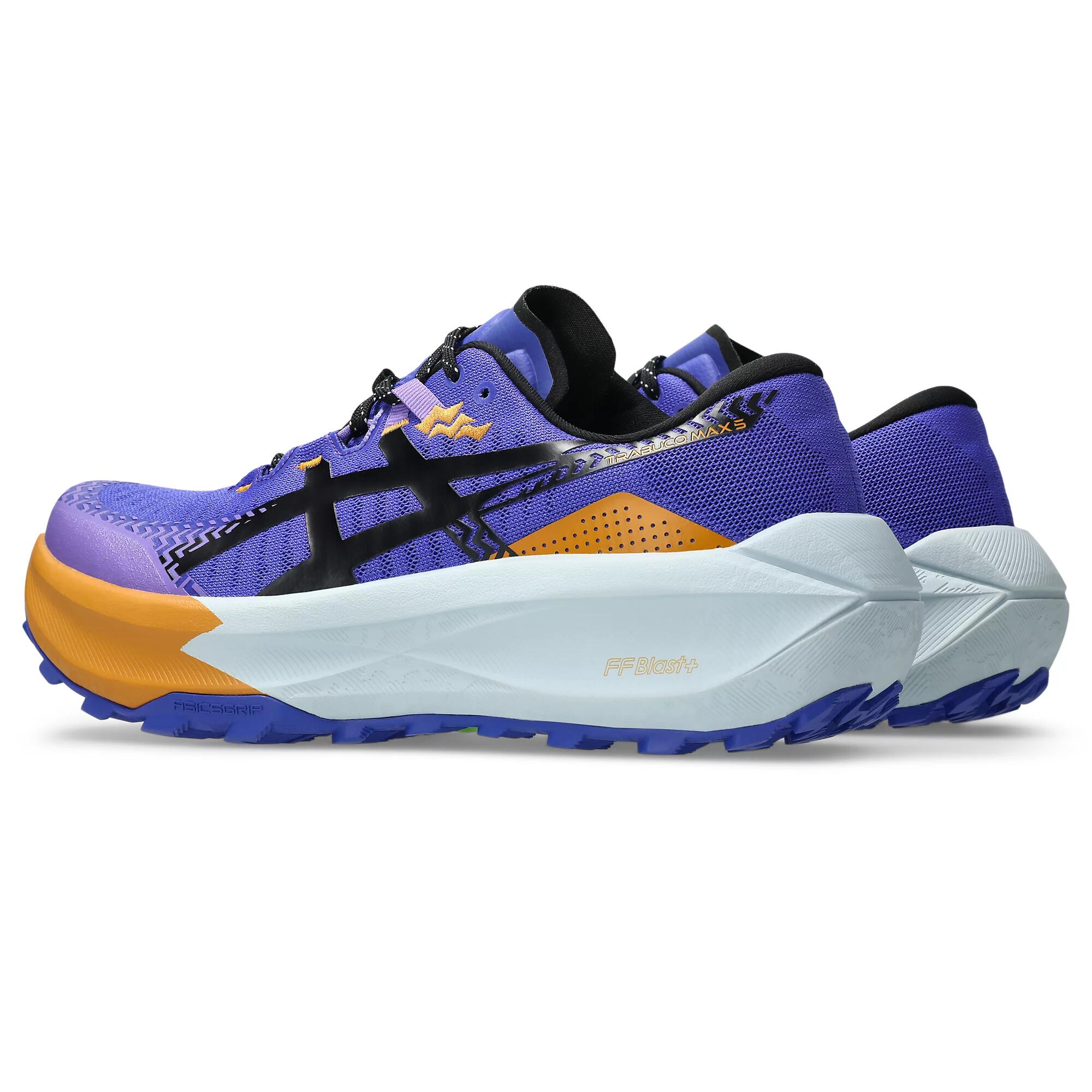 Asics Trabuco Max 5 Chaussures Trail Homme Violet/Orange 3/5