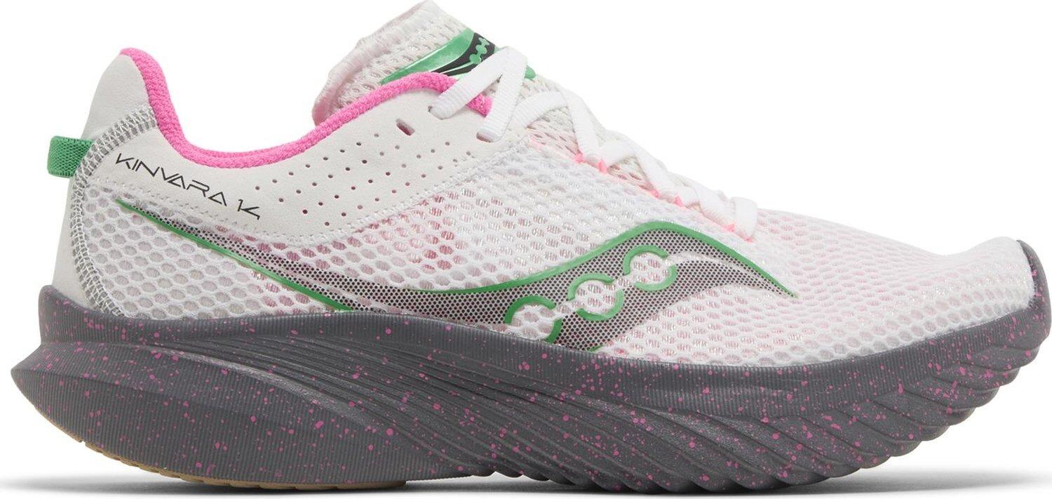 Pantofi alergare pentru femei - Kinvara 14 - white | gravel