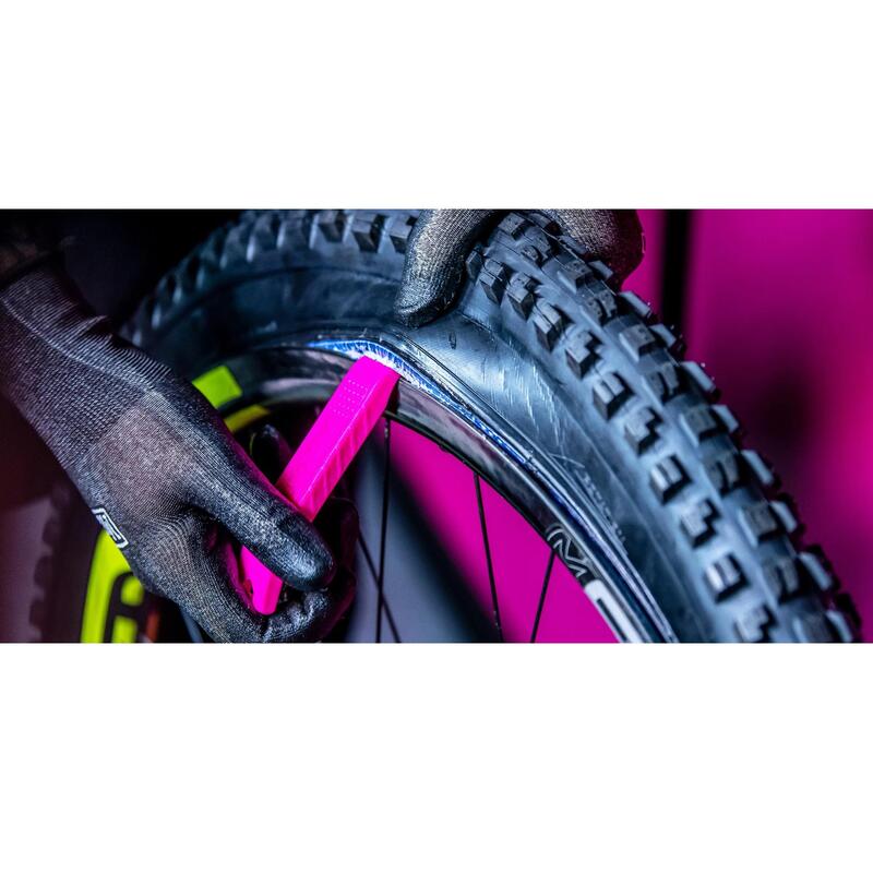 Set doua leviere reparatii bicicleta Rim Stix Tyre Levers - verde