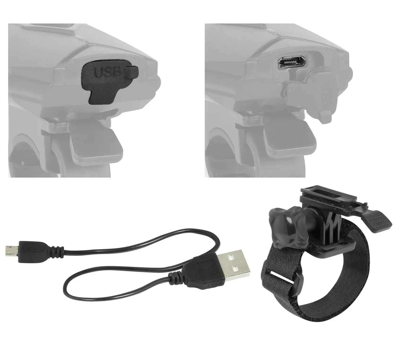 Far Force Cass 300 LM USB, Negru 3/4