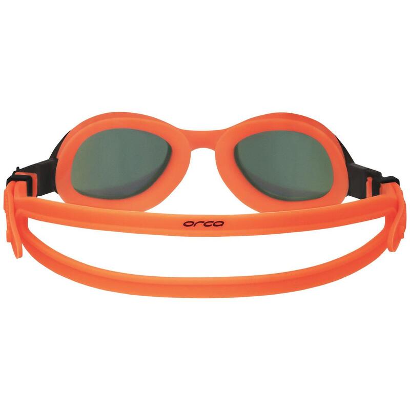 Ochelari inot triatlon si ape deschise - Killa 180° - portocaliu oglinda