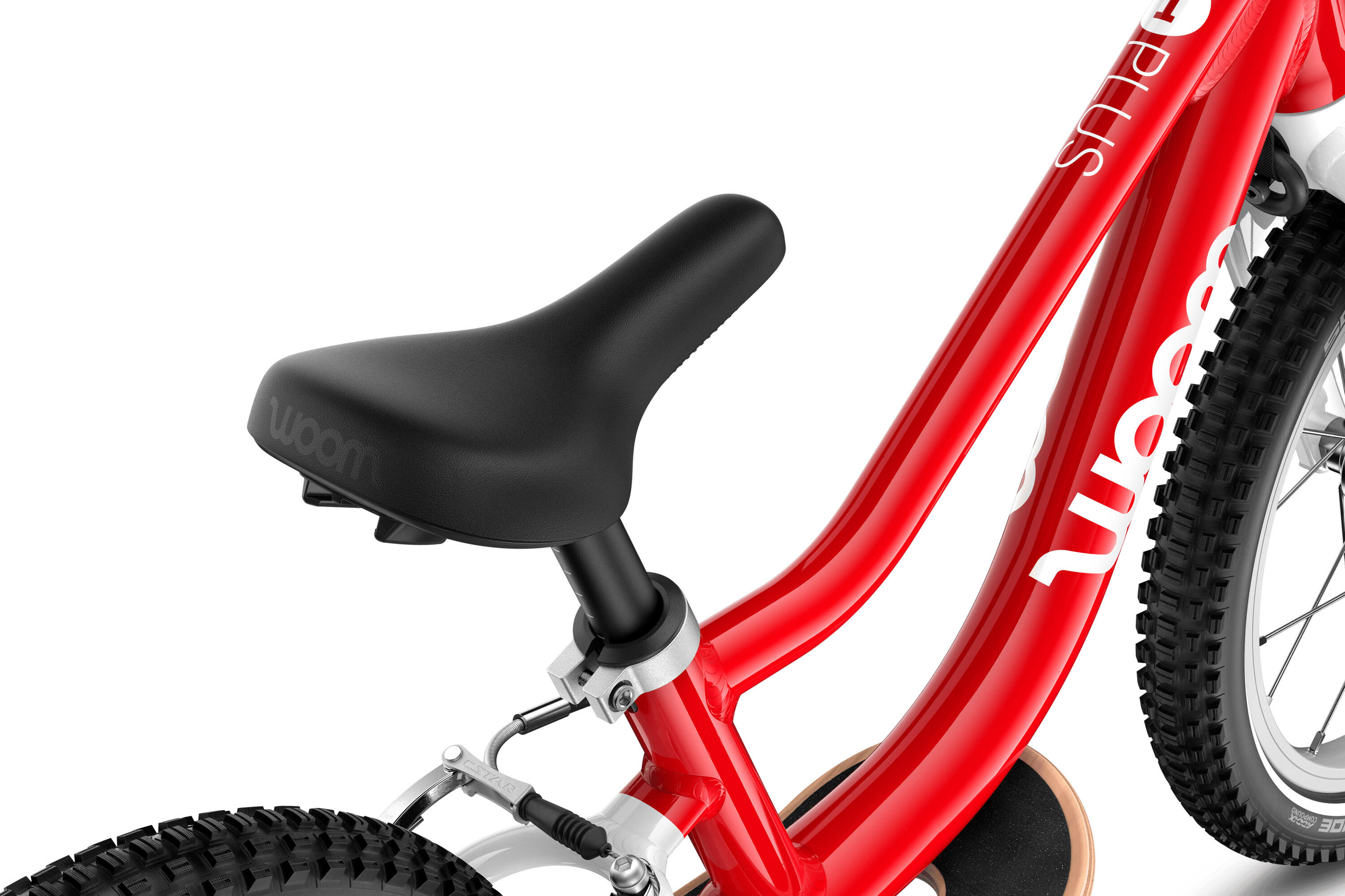 Bicicleta copii Woom 1 Go Plus cu roti 14" rosu Woom Red 5/6