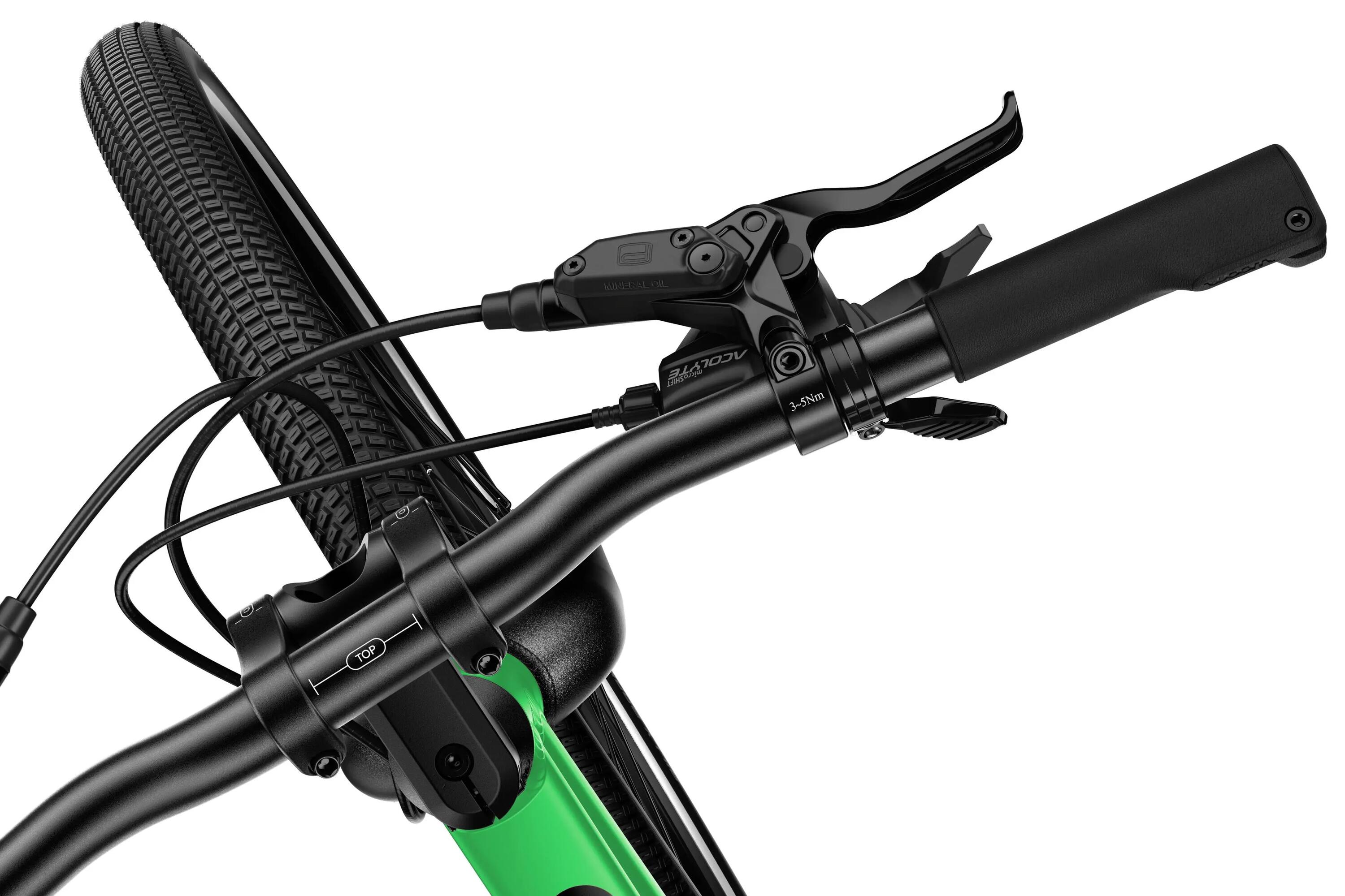 Bicicleta copii Woom 5 Explore cu roti 24" verde Jungle Green 5/7