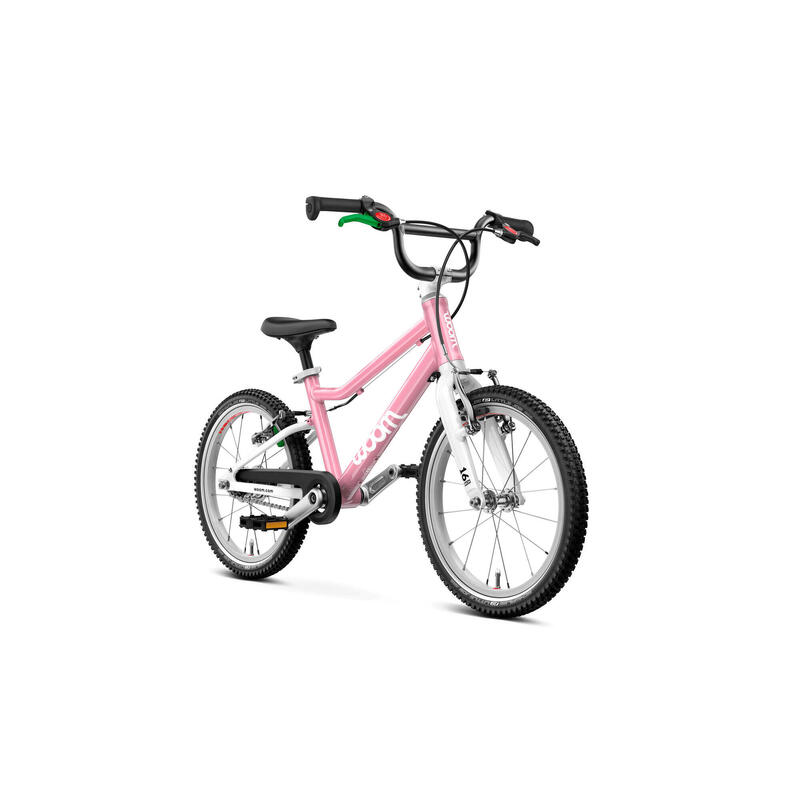 Bicicleta copii Woom GO 3 Automagic cu roti 16" powder pink