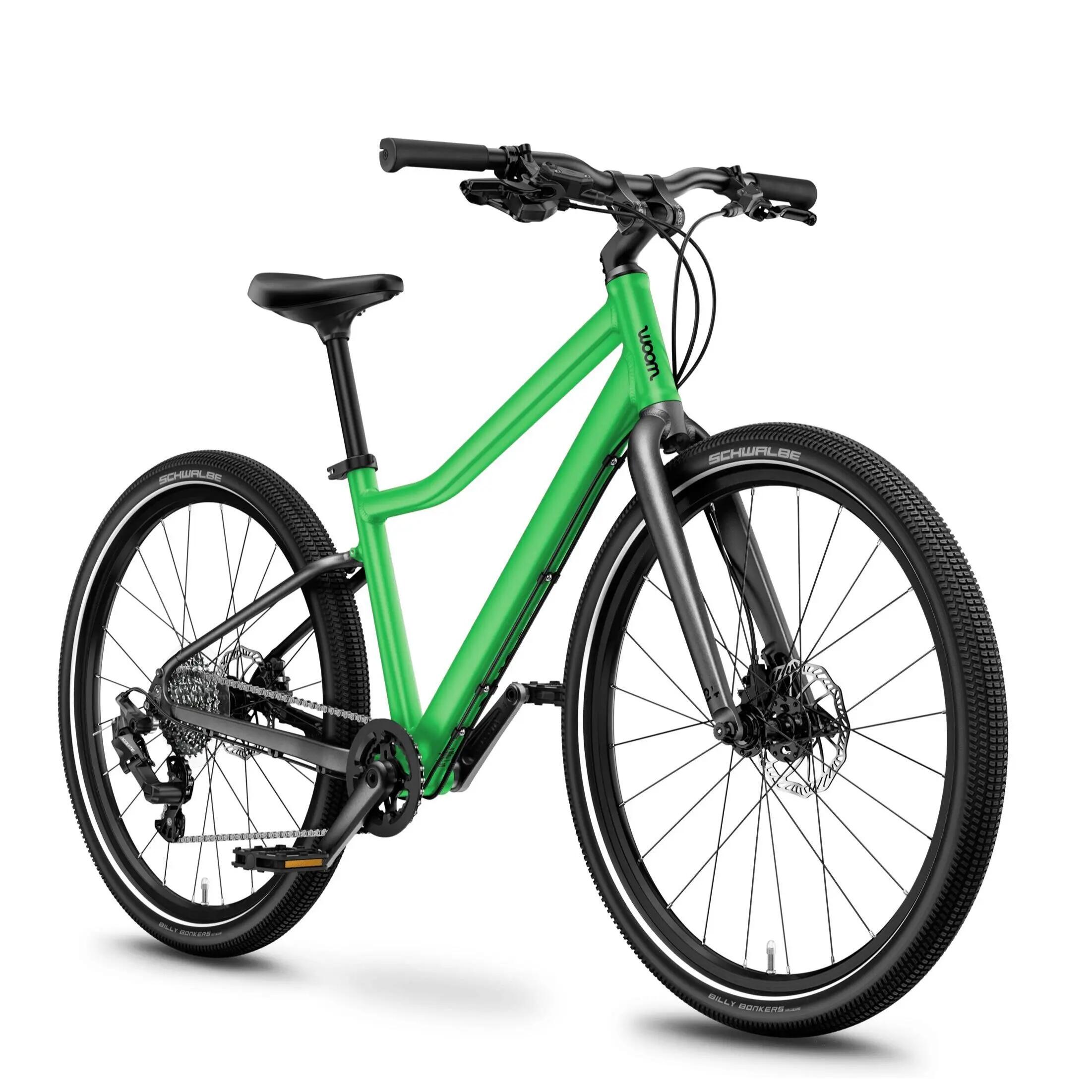 Bicicleta copii Woom 5 Explore cu roti 24" verde Jungle Green 2/7