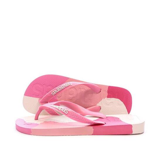 Tongs Rose/Fushia Femme Havaianas Logomania
