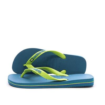 Infradito Havaianas Modello Brasil Logo Colore Verde