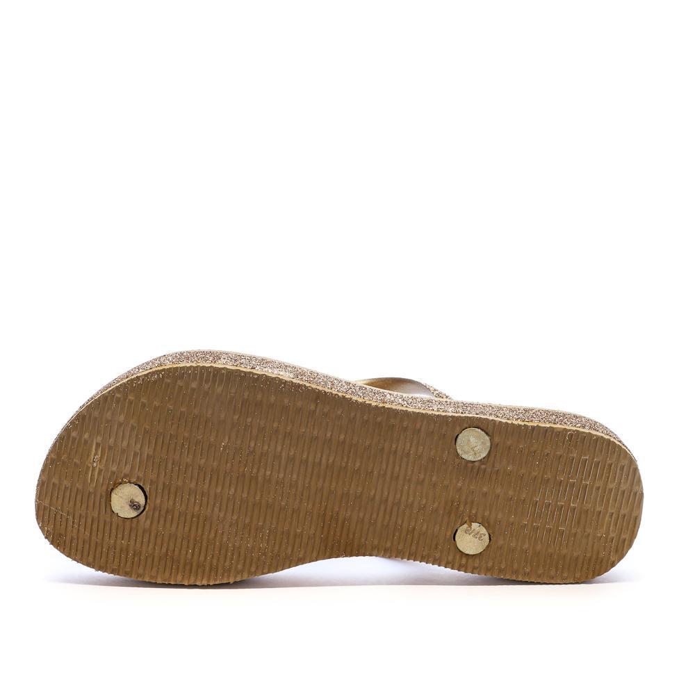 Infradito Donna Havaianas Slim Platform Sparkle Marroni/Oro 2/5