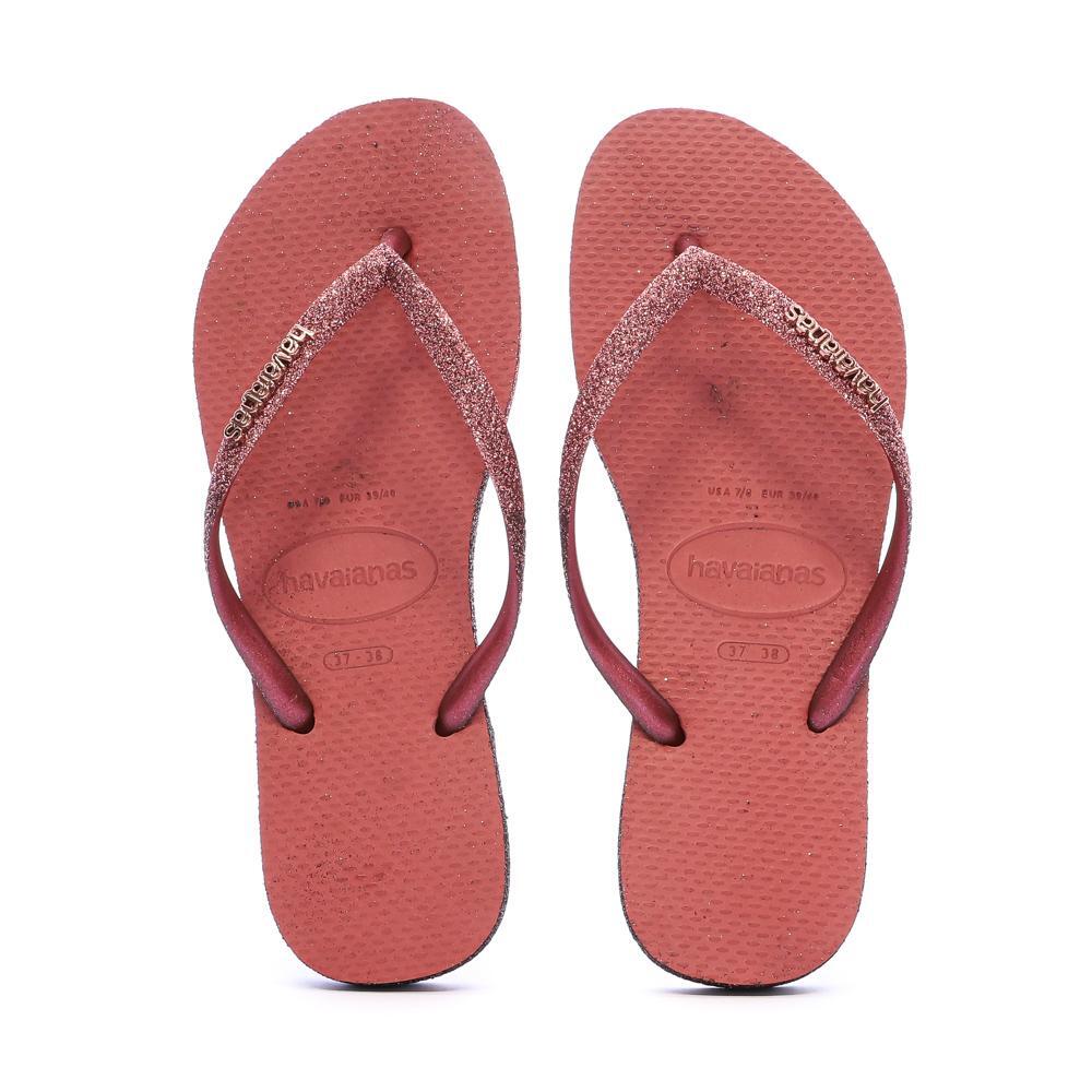 Tongs Rose Femme Havaianas Slim Sparkle 3/4